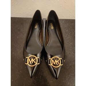 Michael Kors Black Patent Leather Flats
